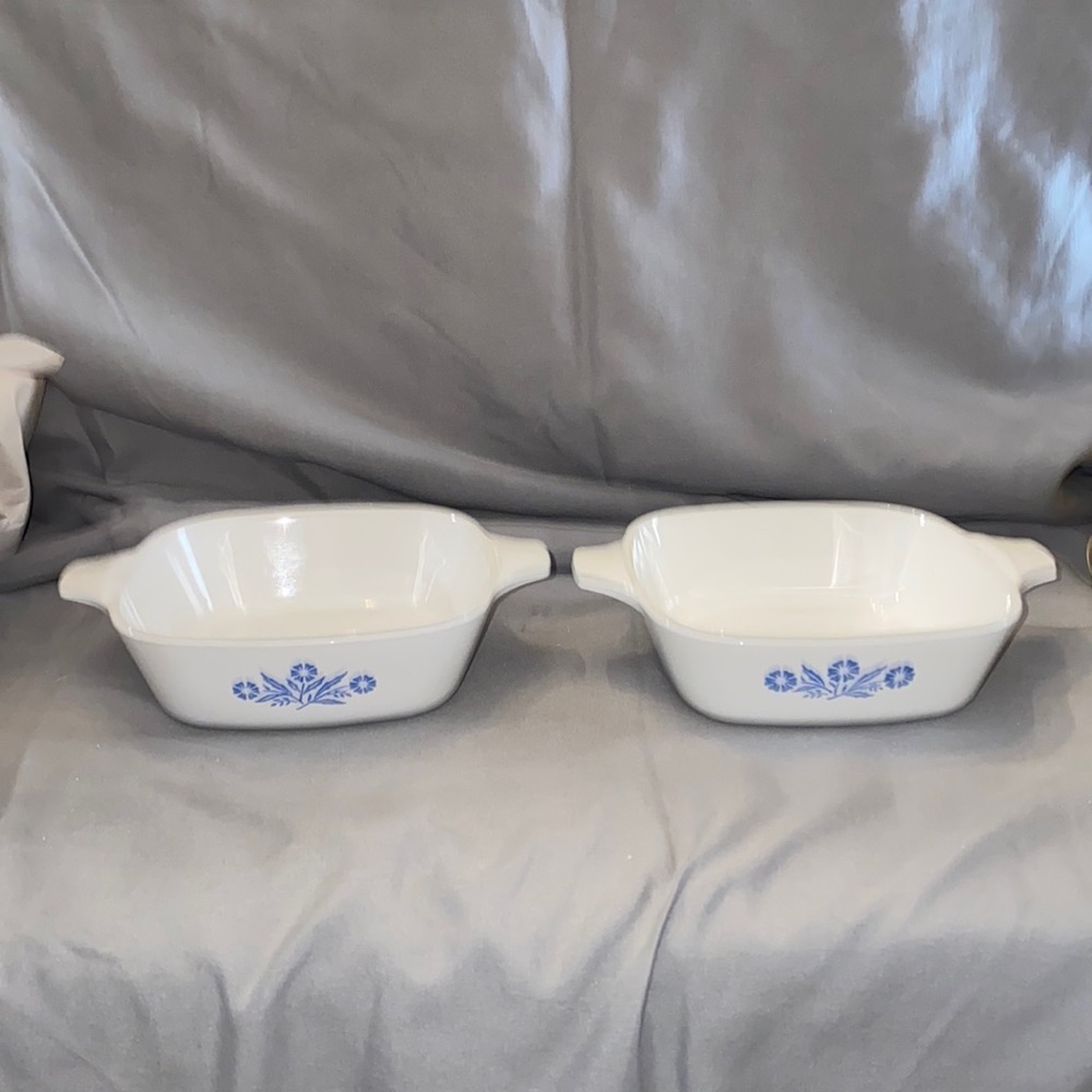 Vintage Corning ware 1 3/4 cup set of 2 petite pan